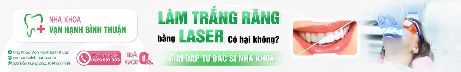 Làm trắng răng bằng laser có hại không? Giải đáp từ bác sĩ nha khoa